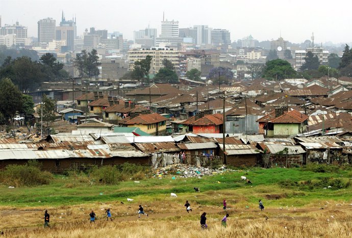 El barrio de chabolas de Pumwani, en Nairobi