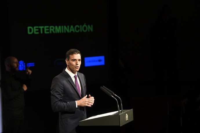 Intervenció de Pedro Sánchez en l'acte Avancem a casa d'Amèrica a Madrid