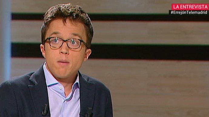 El candidato de Podemos a la Comunidad de Madrid, Íñigo Errejón