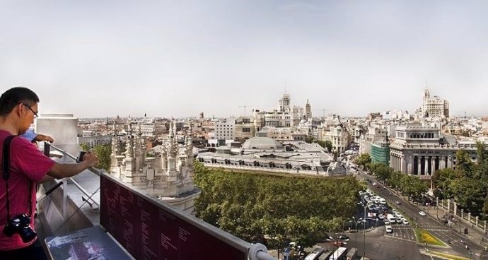 Mirador del edificio CentroCentro de Madrid