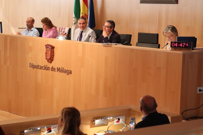 Pleno en la Diputación de Málaga