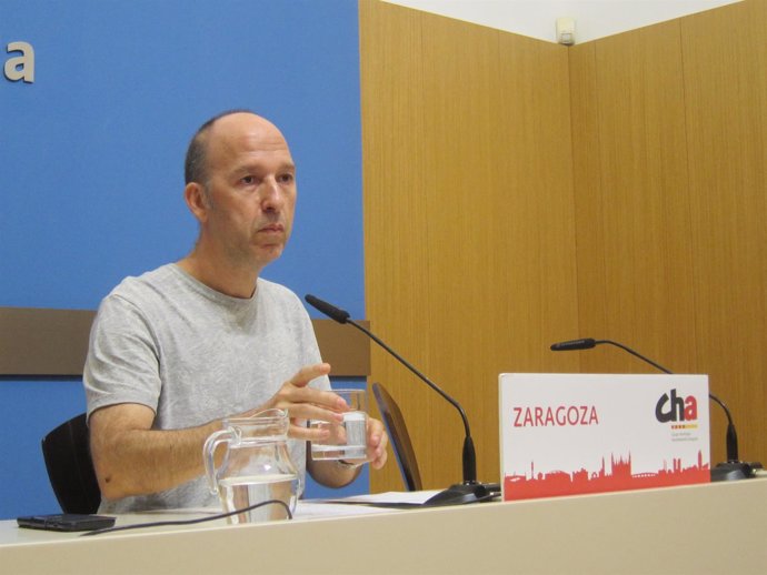 Portavoz del grupo de CHA en el Ayuntamiento de Zaragoza, Carmelo Asensio
