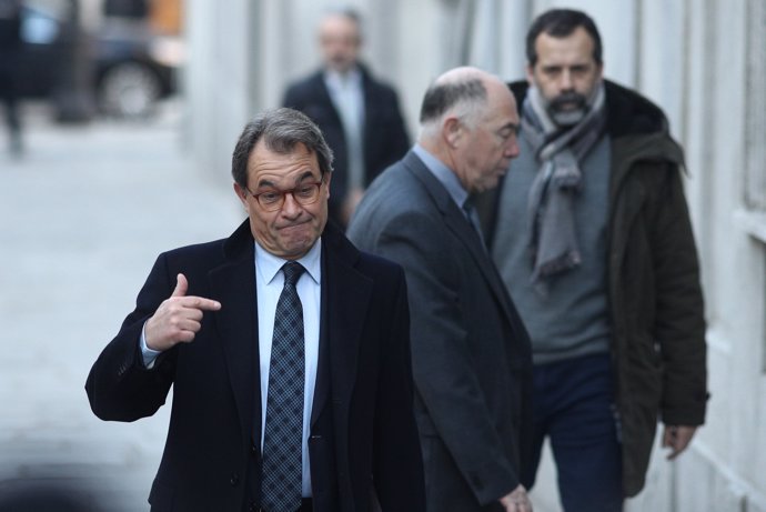 Artur Mas arriba al Suprem per a declarar pel procés