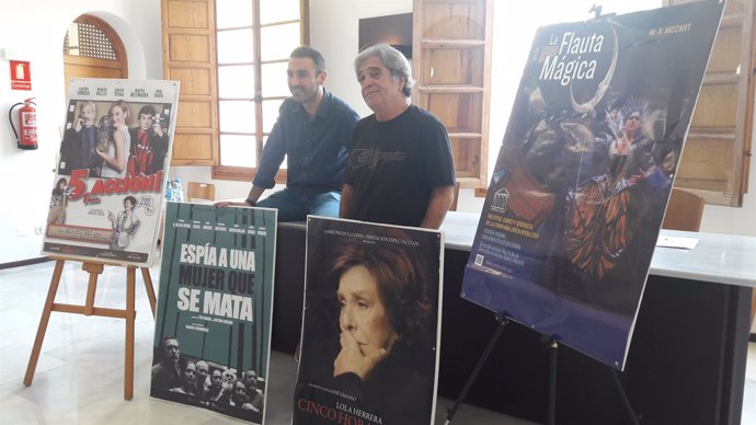 Imagen de la presentación de la programación en rueda de prensa