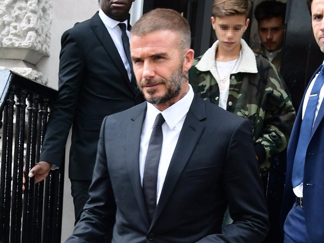 David Beckham en la Semana de la Moda de Londres
