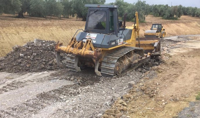 Obras de emergencia en carreteras.