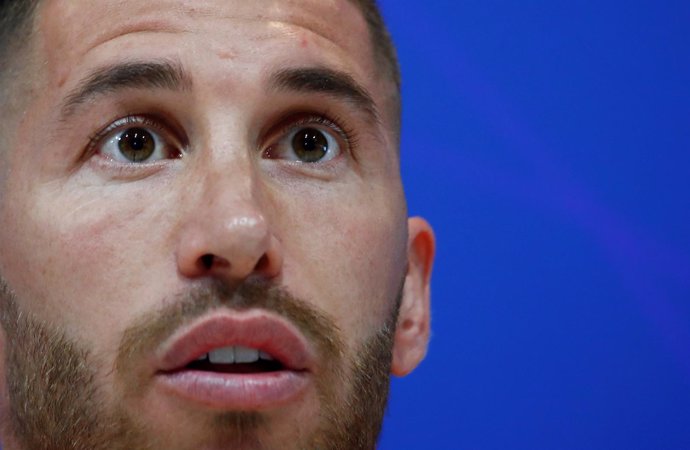 Sergio Ramos en rueda de prensa