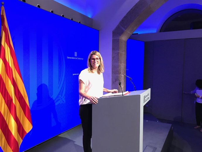 La consellera de Presidència i portaveu del Govern, Elsa Artadi