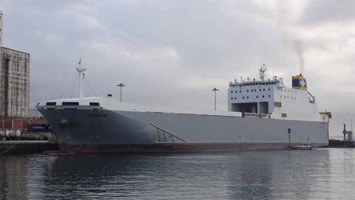 El buque Severine en Santander 