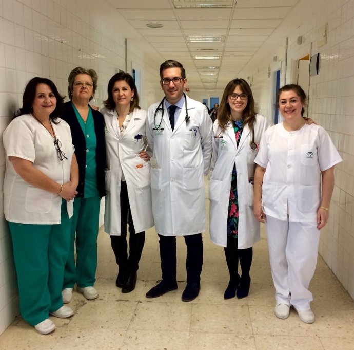 Perdonal del Hospital de Día de Medicina Interna del Hospital Infanta Elena.