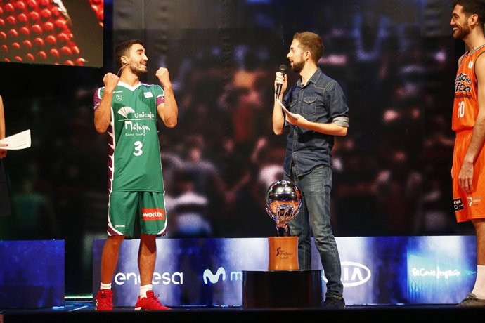 Jamie Fernández en la presentación de la Liga Endesa