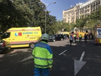 Vídeos y fotos del derrumbe en el hotel Ritz de Madrid