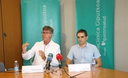 Gurutz Linazasoro i representant de Bunt Planet