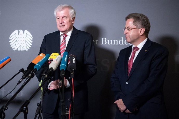 Hans-Georg Maassen y Horst Seehofer