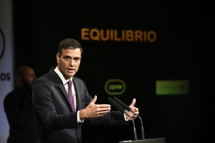 Intervención de Pedro Sánchez en el acto Avanzamos en Casa de América en Madrid