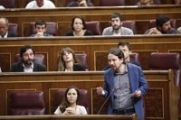 Pablo Iglesias avala que el PSOE use una ley de violencia machista contra el veto del PP a techo de gasto
