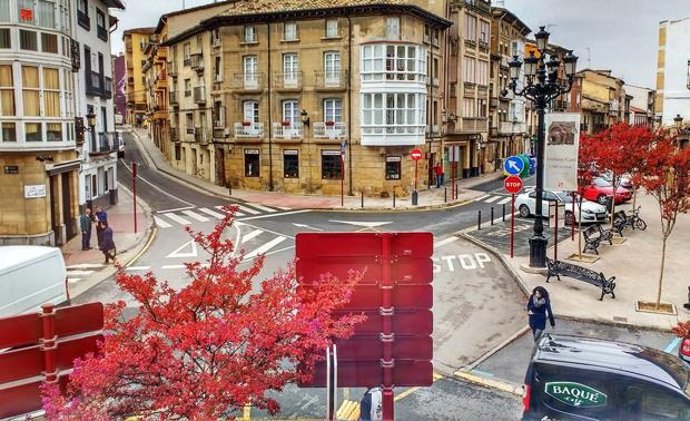 Imagen de la Plaza de la Cruz de Haro