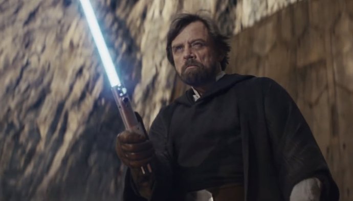 Luke Skywalker en Star Wars: Los últimos jedi