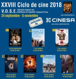 Cartel Cine Club Mérida