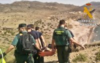 Rescatada una senderista inconsciente tras sufrir un desvanecimiento en el paraje Media Luna de Níjar
