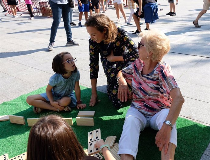 Gamarra, en la Fiesta Intergeneracional