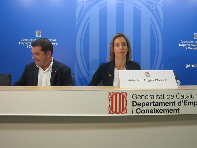 La consellera d'Empresa, Àngels Chacón