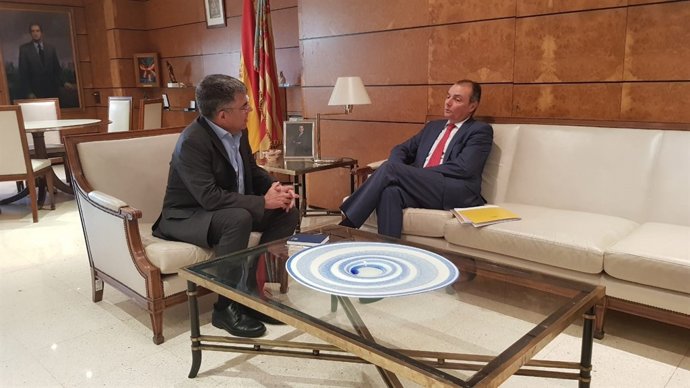 Juan Carlos Fulgencio con Salvador Navarro 