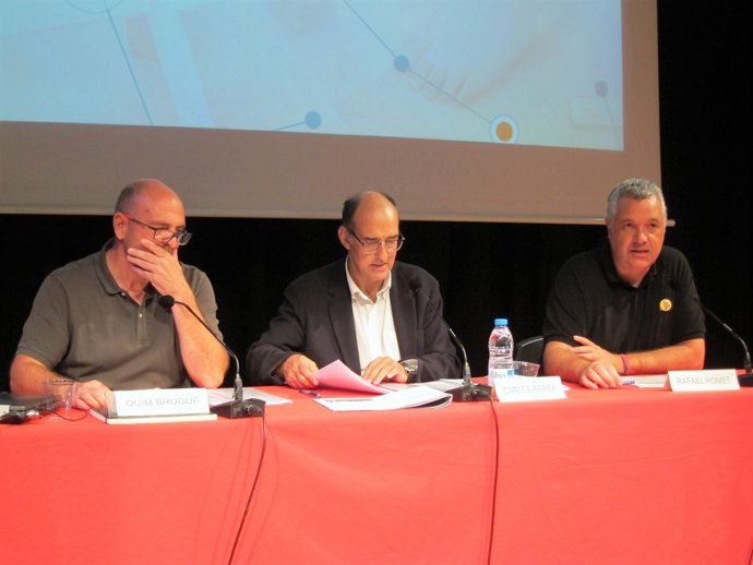 Quim Brugué, Carles Barba i Rafael Homet