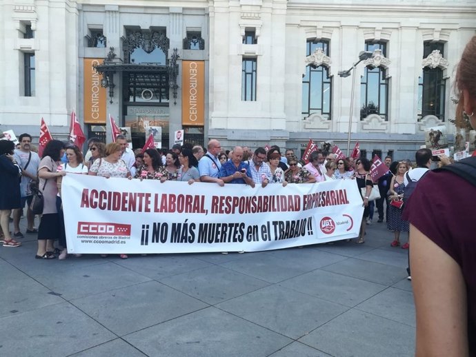 Una imagen de la concentración