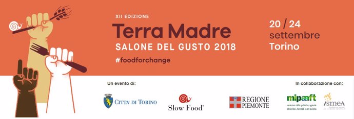 Cartel del certamen de Slow-Food en Turín