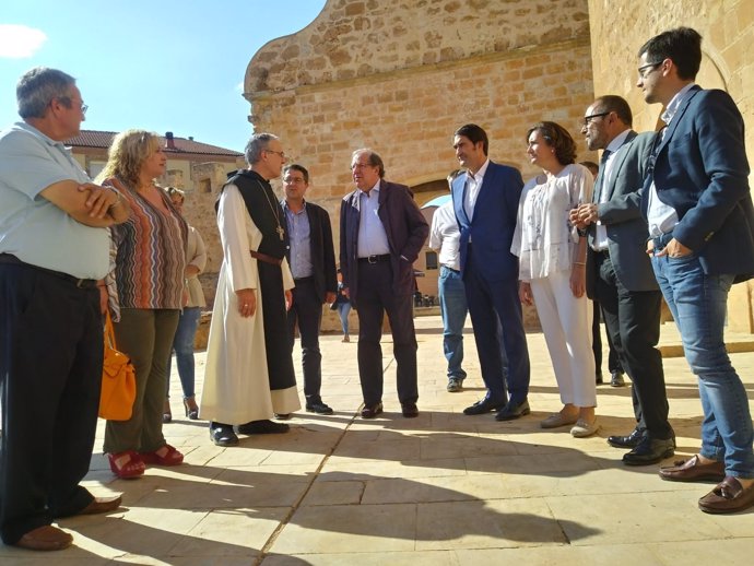 Herrera visita el Monasterio de Santa María de Huerta. 19-9-2018