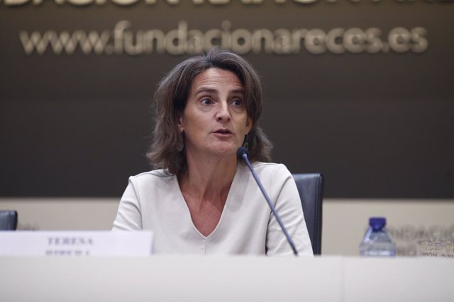La ministra de Transición Ecológica, Teresa Ribera, interviene en la clausura de