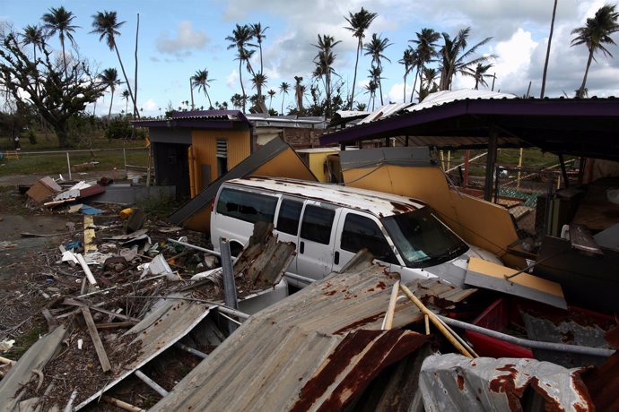 Destrozos provocados por el huracán 'María' en Puerto Rico