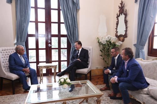 El presidente de Globalia se reúne con el presidente de Panamá