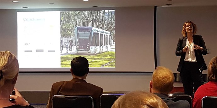 La responsable d'Atenció al Client de Tram, Marta Ballarín
