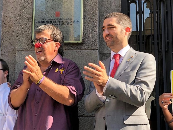 Regidor Jordi Pesarrodona (ERC), conseller Jordi Puigneró