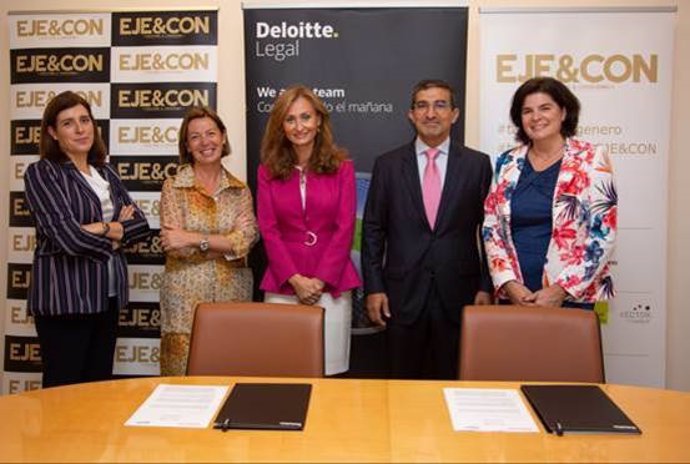 EJE&CON y Deloitte Legal acuerdan para fomentar y promocionar el talento sin gén