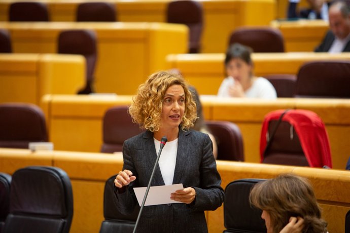  La Ministra Meritxell Batet En La Sessió De Control Al Govern Central Al Senat