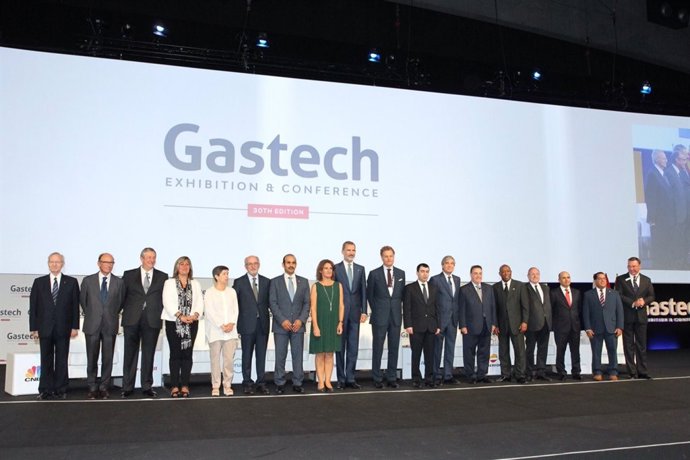 El rei va inaugurar la 30a edició de Gastech
