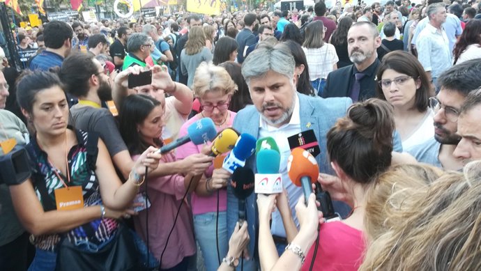 El portaveu de JxCat en el Parlament Albert Batet