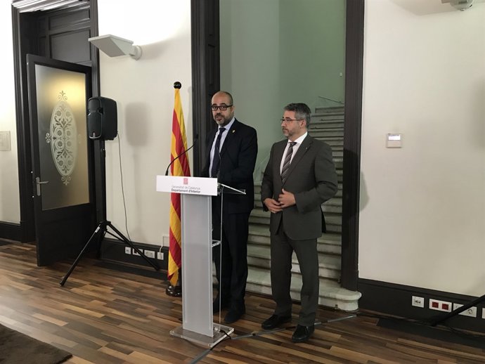 El conseller d'Interior de la Generalitat, Miquel Buch