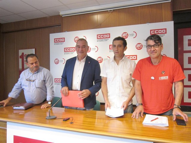 Rueda de prensa de UGT y CCOO sobre Vestas