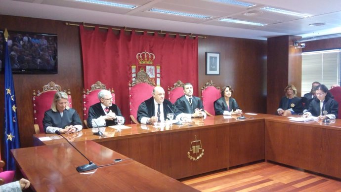 Joaquín Galve, en el acto de apertura del año judicial en Navarra