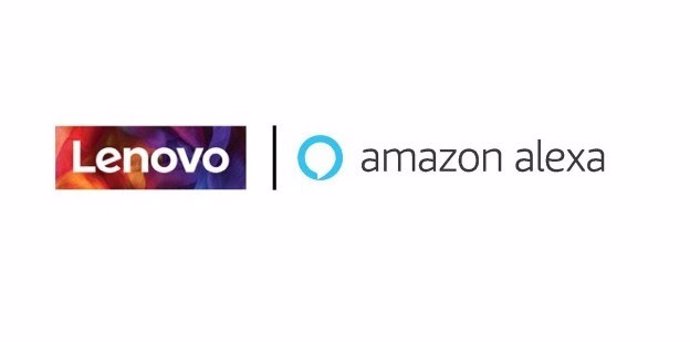 Logos de Lenovo y Amazon Alexa