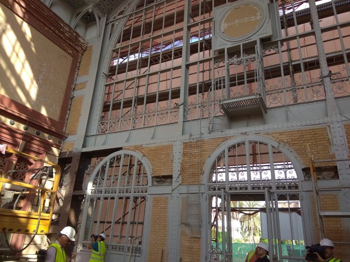 Obras de la Estación de Ferrocarril de Almería