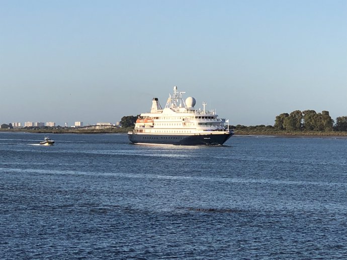 Imagen de archivo de un crucero en Huelva