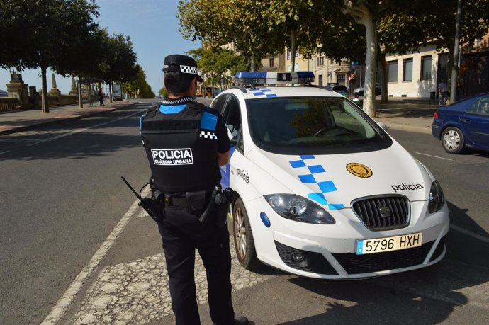 Agente de la policía local de Lleida