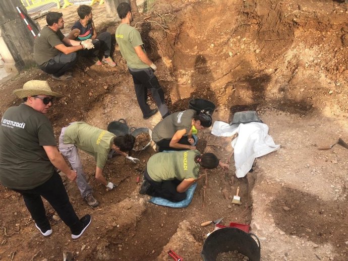 Tareas de exhumación en Baleares en fosas de la Guerra Civil