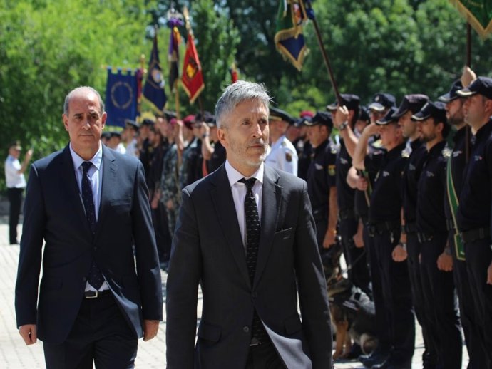 Marlaska en la presa de possessió del director de la Policia