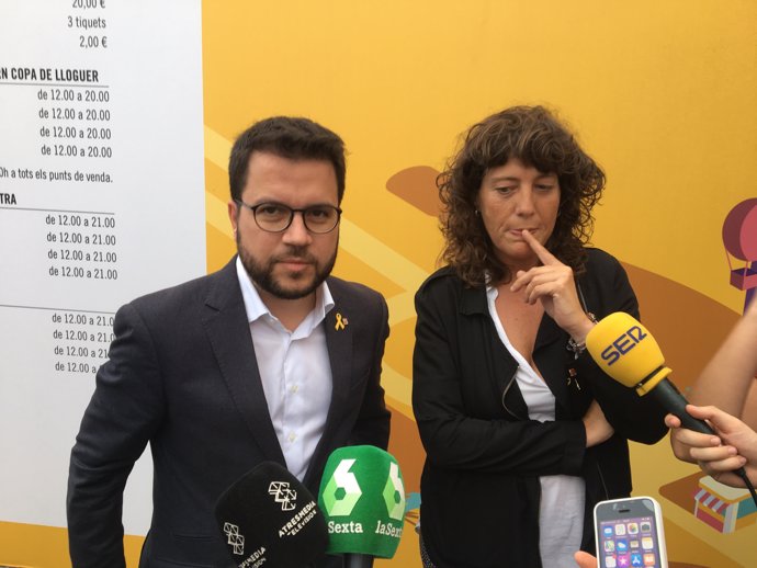 Pere Aragonès, Teresa Jordà, consellers de la Generalitat